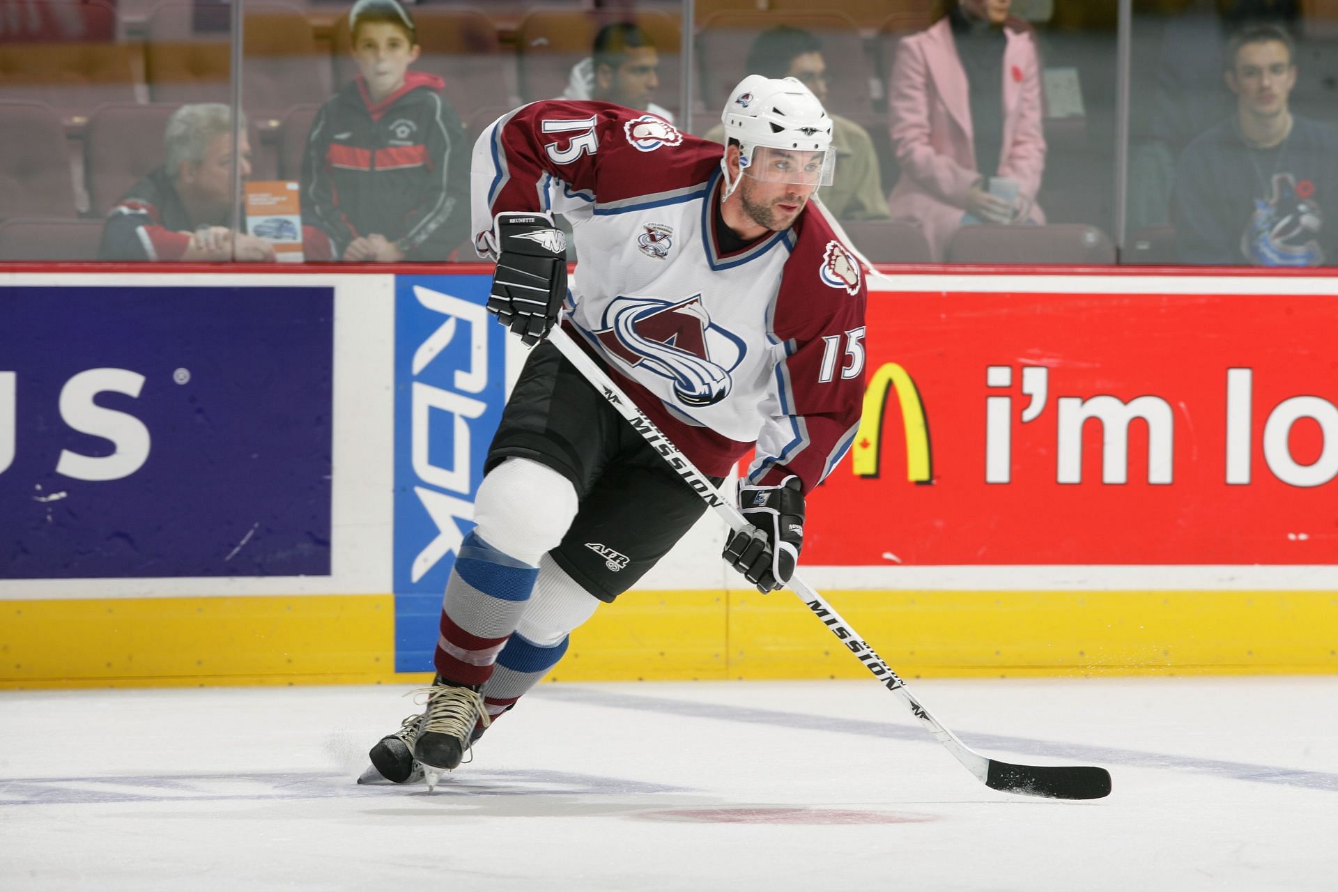 Andrew Brunette, Colorado Avalanche v Vancouver Canucks